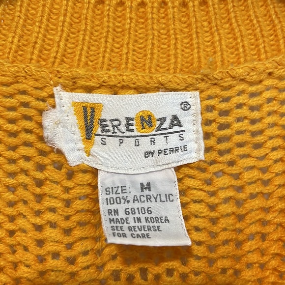 Vintage 90s Verenza Sports Knit Sweater Color Block - Picture 8 of 13